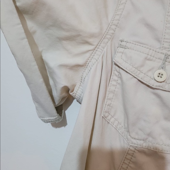 Ivory White Buttoned Top or Mini Dress - Picture 5 of 9